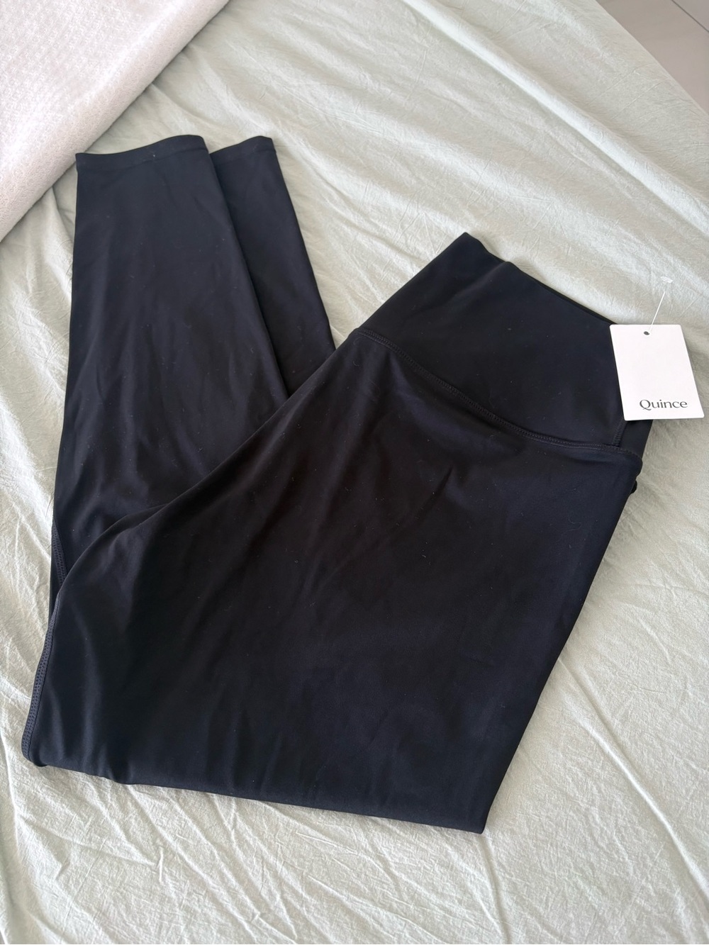 NWT Quince Ultra-Form High Rise Leggings Black Buttery Soft- XL